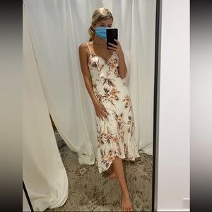 NWT MINKPINK Dress Cream and Pink Floral